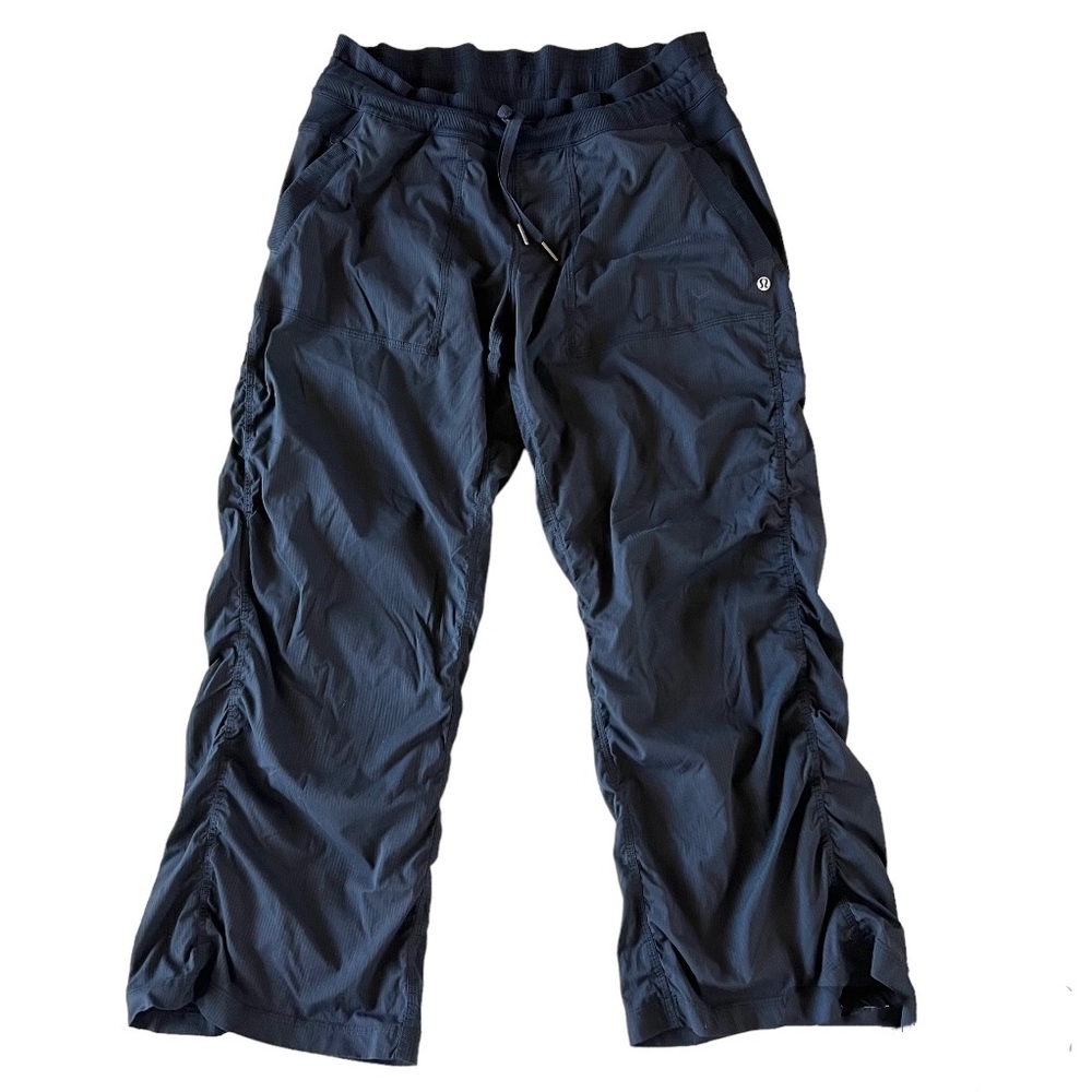 Lululemon Dance Studio Pants Black Ruched Athletic